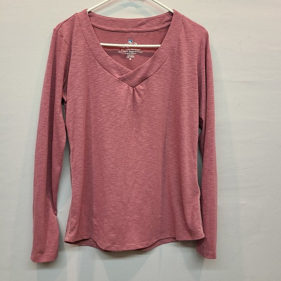 Kuhl Tops - Kuhl Sona Shirt Womens Medium Pink Long Sleeve V Neck Great Cond